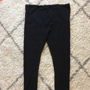 Black Maternity Leggings 3X